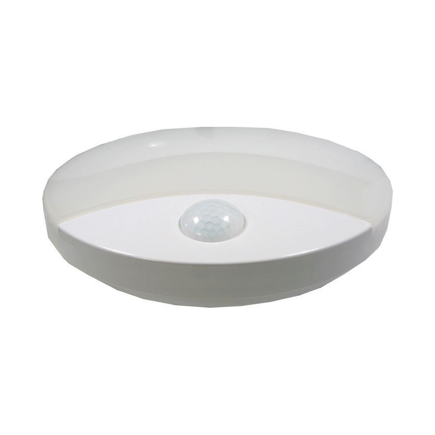 LED Vonkajšie stropné svietidlo so senzorom LED/15W/230V IP44