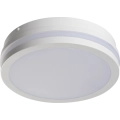 LED Vonkajšie stropné svietidlo so senzorom pohybu BENO LED/12/18W/230V 3000/3500/4000K IP65 biela guľatý