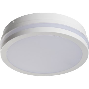 LED Vonkajšie stropné svietidlo so senzorom pohybu BENO LED/12/18W/230V 3000/3500/4000K IP65 biela guľatý