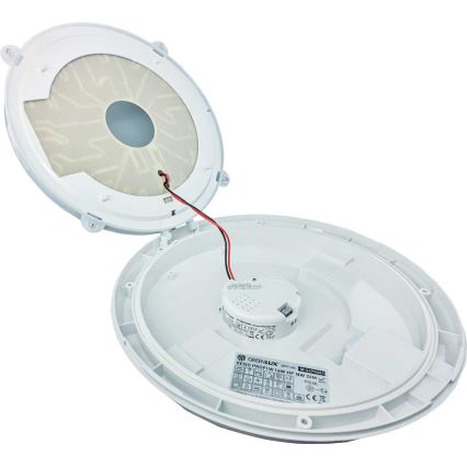 LED Vonkajšie stropné svietidlo so senzorom RENO LED/16W/230V IP66 biela
