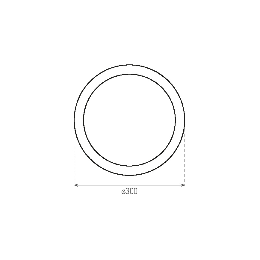 LED Vonkajšie stropné svietidlo so senzorom RENO LED/16W/230V IP66 biela