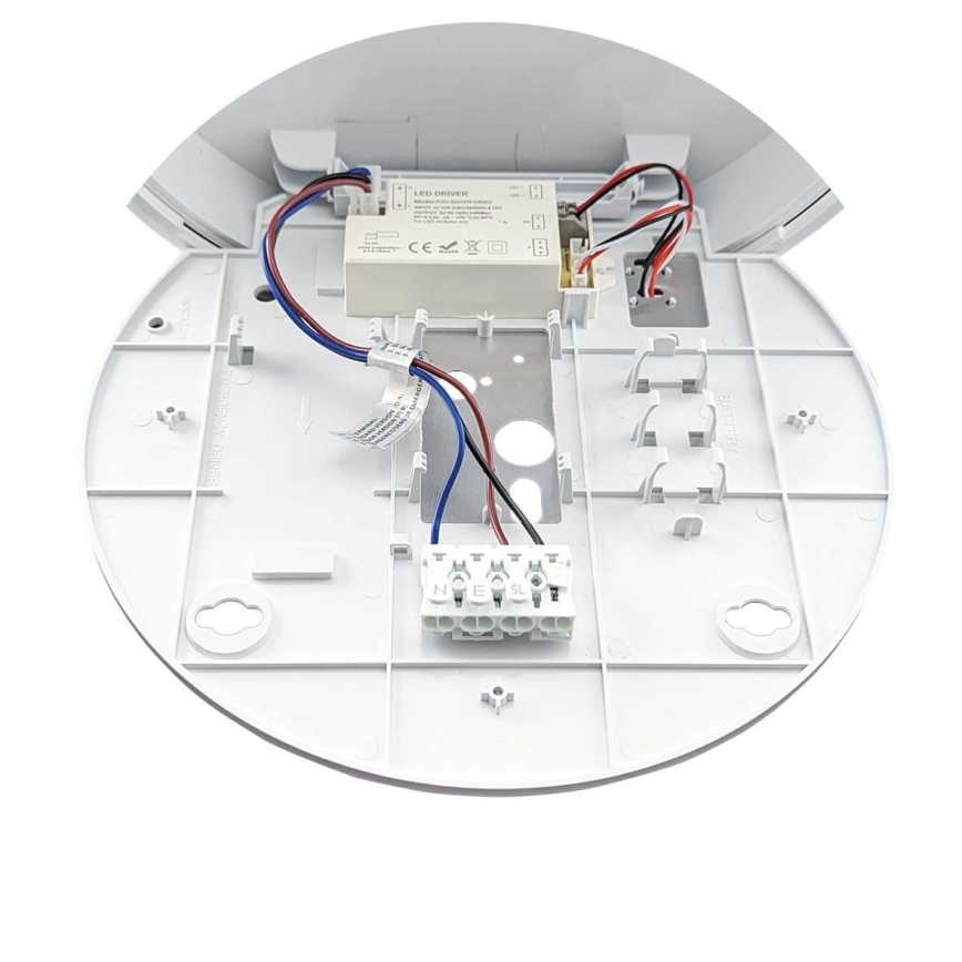 LED Stmievateľné vonkajšie stropné svietidlo STROPY LED/12/15/18/22W/230V 3000/4000/6000K IP65 čierna
