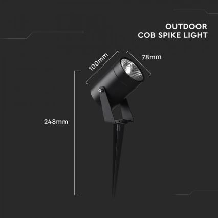 LED vonkajšie svietidlo LED/10W/230V 3000K IP65