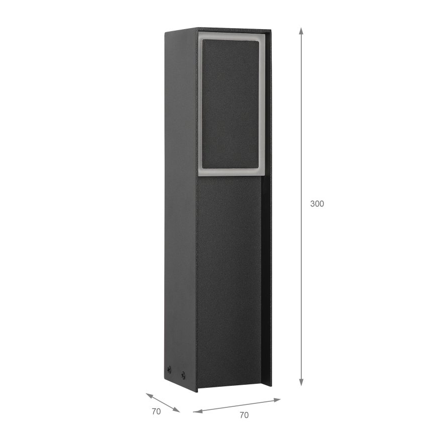 LED vonkajšie svietidlo MODO LED/4,8W/230V 4000K IP54 30 cm čierne