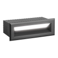 LED Vonkajšie zapustené svietidlo FLIK LED/3W/230V IP65 antracit