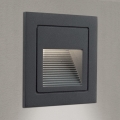LED Vstavané svietidlo LORO LED/2W/230V IP65 antracit