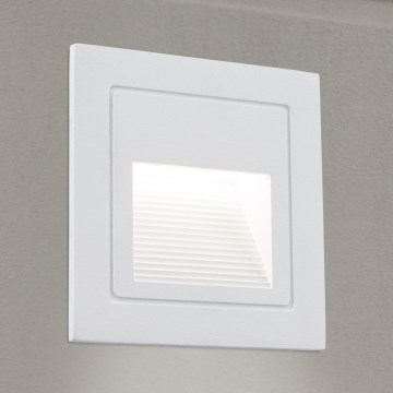 LED Zapustené svietidlo LORO LED/2W/230V IP65 biela