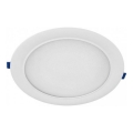 LED zapustené svietidlo SIGARO LED/24W/230V 3000/4000/6500K priemer 22 cm biela