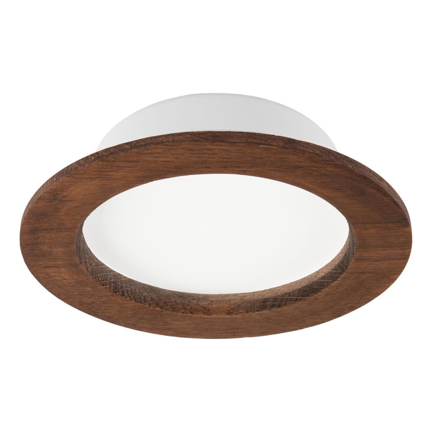 LED Zapustené svietidlo WOODY SPOT LED/12,5W/230V 3000K čerešňa ? 16 cm