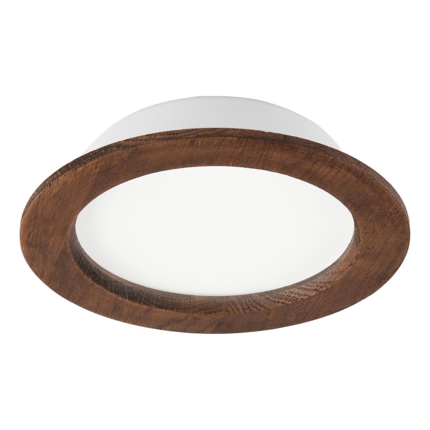 LED Zapustené svietidlo WOODY SPOT LED/16,5W/230V 4000K čerešňa ? 18,5 cm