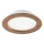 LED Zapustené svietidlo WOODY SPOT LED/16,5W/230V 4000K orech ? 18,5 cm