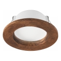 LED Zapustené svietidlo WOODY SPOT LED/5,5W/230V 4000K čerešňa ? 10 cm