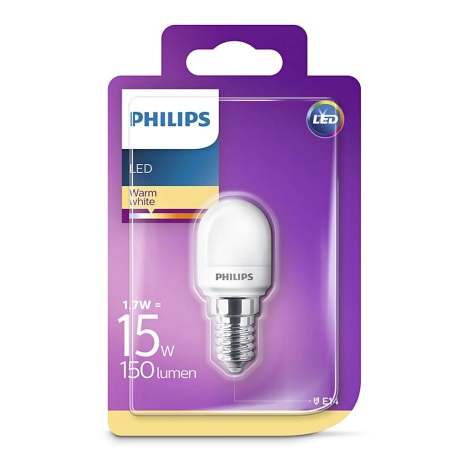 LED Žárovka do chladničky Philips E14/1,7W/230V 2700K