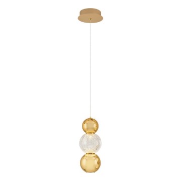 LED Závesná lampa CREMONA LED/5W/230V 3000K zlatá