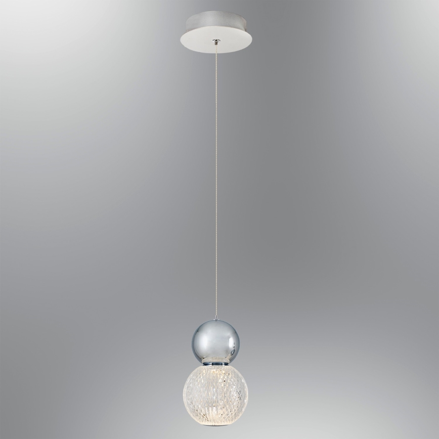 LED Závesné svietidlo CREMONA LED/5W/230V 3000K matný chróm