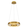 LED Závesné svietidlo JESI LED/35W/230V 3000K pr. 40 cm bronzová