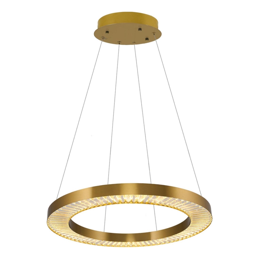 LED závesné svietidlo JESI LED/85W/230V 3000K Ø 80 cm bronzové