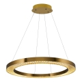 LED Závesné svietidlo JESI LED/90W/230V 3000K pr. 100 cm bronzové