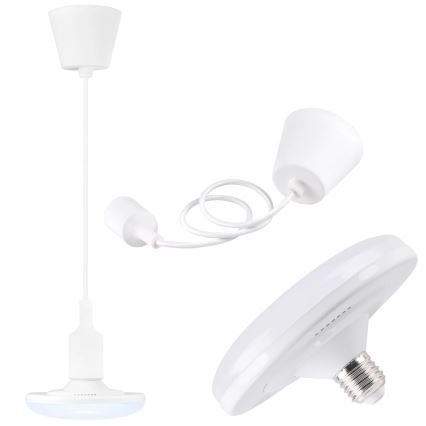 LED Závesné svietidlo KIKI 1xE27/10W/230V biele