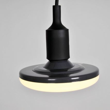 LED Závesné svietidlo KIKI 1xE27/10W/230V čierne