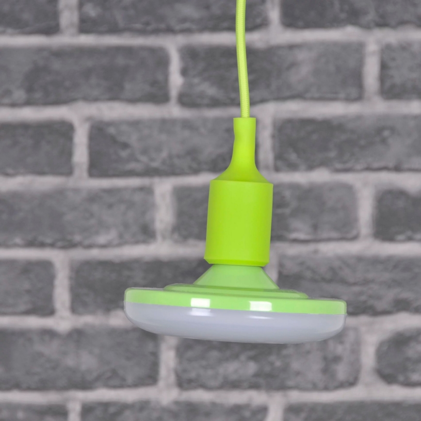 LED Závesné svietidlo KIKI 1xE27/10W/230V zelené