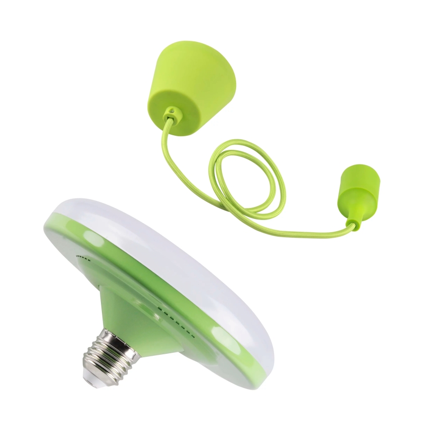 LED Závesné svietidlo KIKI 1xE27/10W/230V zelené