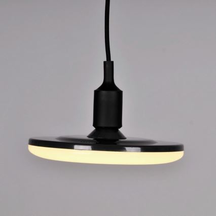 LED Závesné svietidlo KIKI 1xE27/15W/230V čierne