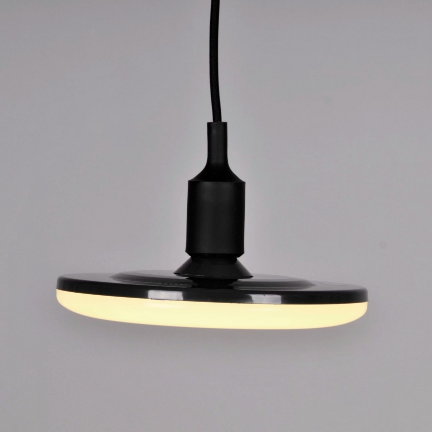 LED Závesné svietidlo KIKI 1xE27/15W/230V čierne