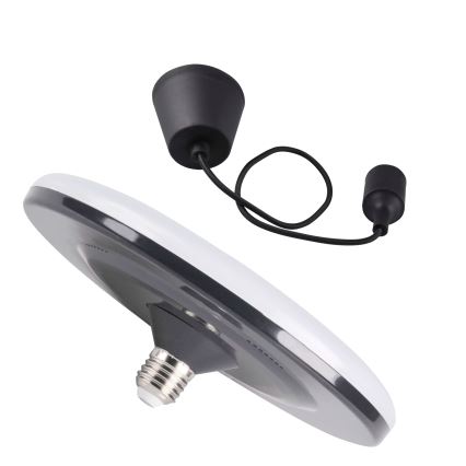 LED Závesné svietidlo KIKI 1xE27/15W/230V čierne