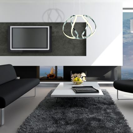 LED závesné svietidlo na lanku GLOBE LED/50W/230V