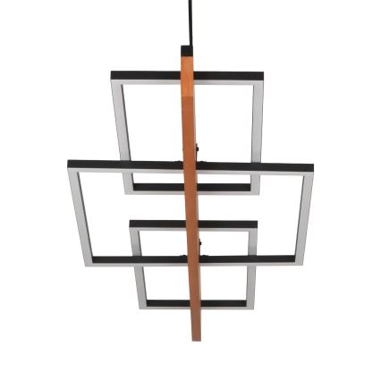 LED závesné svietidlo na lanku LARYSA LED/35W/230V borovica