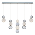 LED Závesný luster CREMONA LED/27W/230V 3000K matný chróm