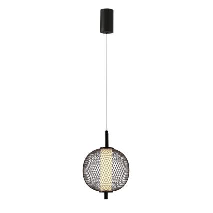 LED závesný luster na lanku PUMA LED/10W/230V pr. 20 cm čierny