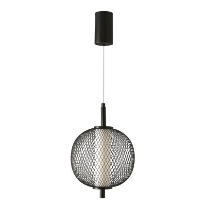 LED závesný luster na lanku PUMA LED/10W/230V pr. 20 cm čierny