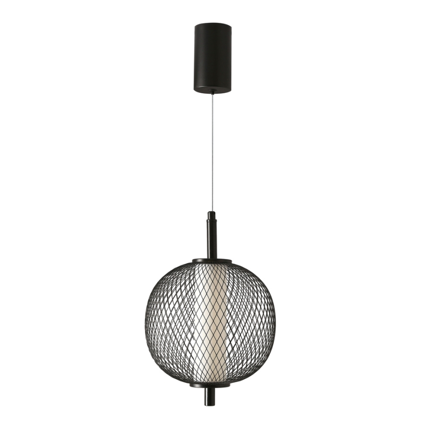 LED závesný luster na lanku PUMA LED/10W/230V pr. 20 cm čierny