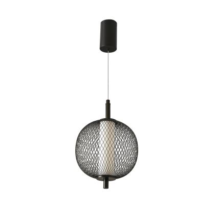 LED závesný luster na lanku PUMA LED/10W/230V pr. 20 cm čierny