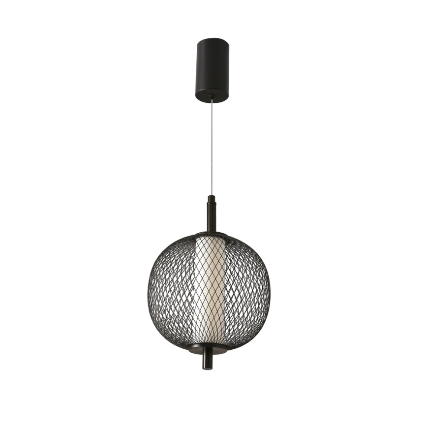 LED závesný luster na lanku PUMA LED/10W/230V pr. 20 cm čierny
