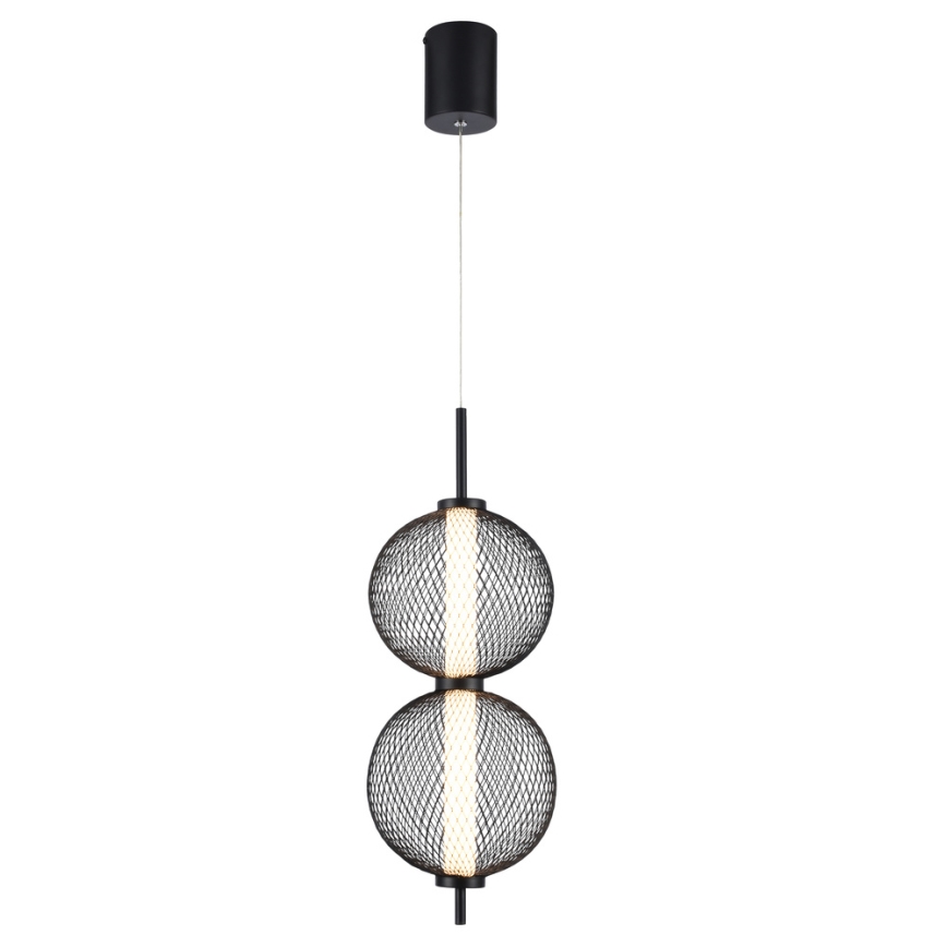 LED Závesný luster PUMA LED/10W/230V pr. 14 cm čierny