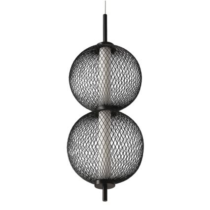 LED Závesný luster PUMA LED/10W/230V pr. 14 cm čierny