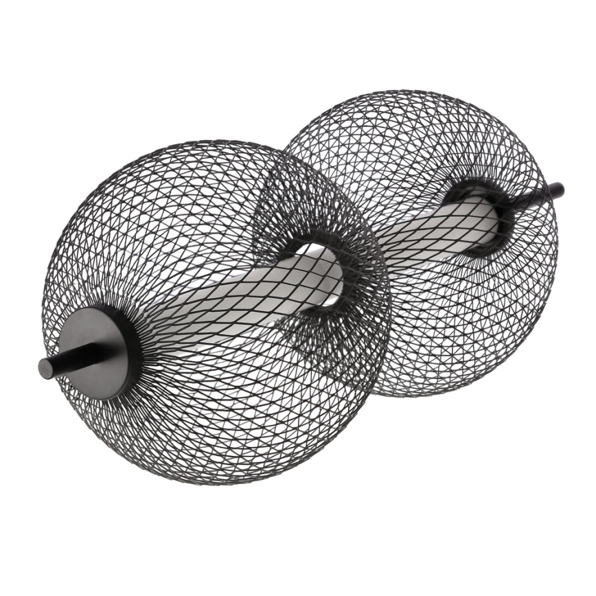 LED Závesný luster PUMA LED/10W/230V pr. 14 cm čierny