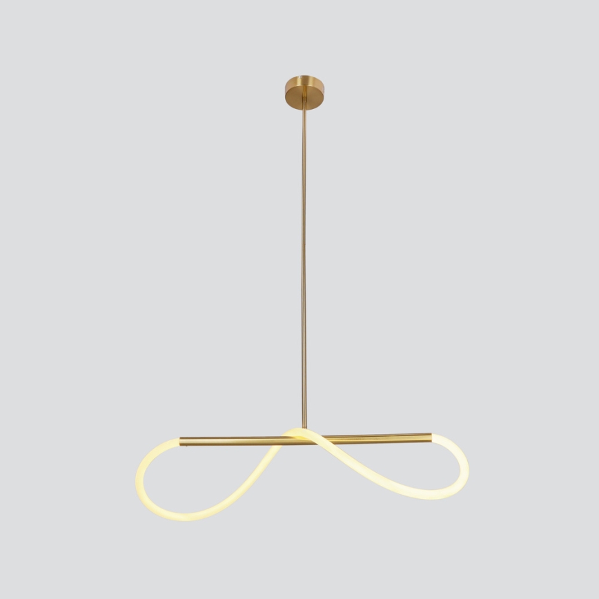 LED Závesný luster SUPREME LED/18W/230V 80 cm zlatý