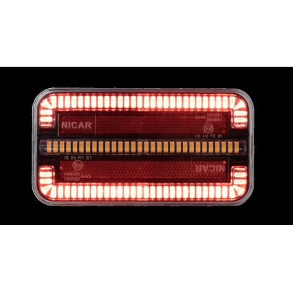 LED Združené svetlo s dynamickým blinkrom LED/12-24V IP65