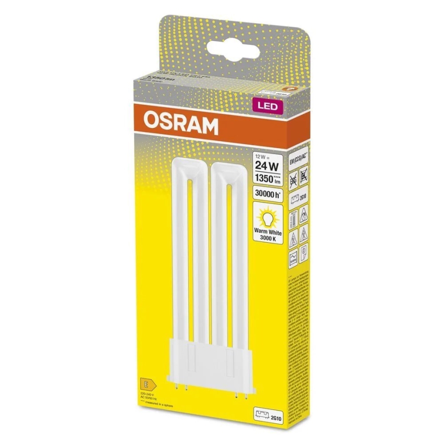 LED Žiarivková trubica 2G10/12W/230V 3000K - Osram