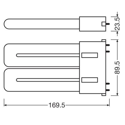 LED Žiarivková trubica 2G10/12W/230V 3000K - Osram