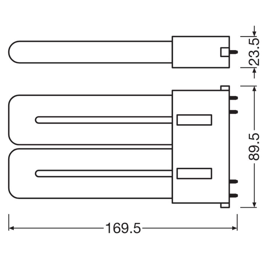 LED Žiarivková trubica 2G10/12W/230V 3000K - Osram