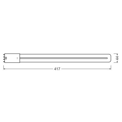 LED Žiarivková trubica 2G11/18W/230V 3000K - Osram