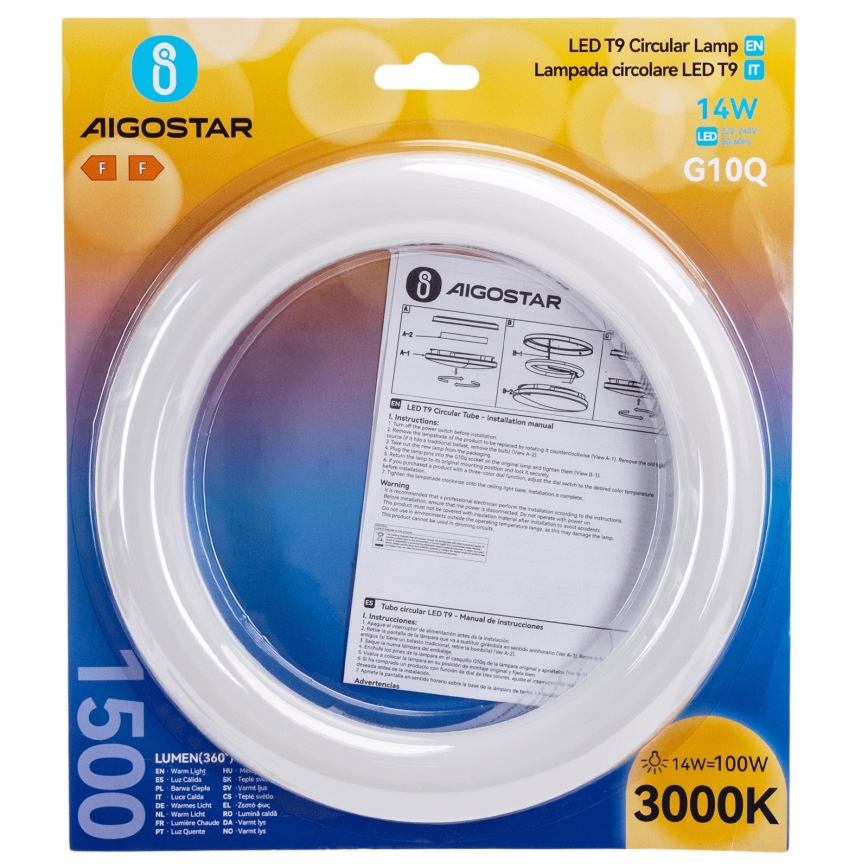 LED žiarivková trubica G10q/14W/230V 4000K - Aigostar