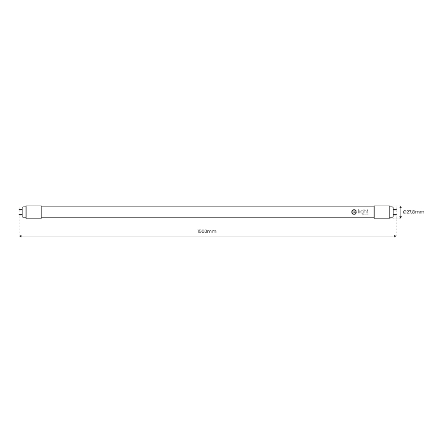 LED Žiarivková trubica G13/20W/230V 4000K 150 cm