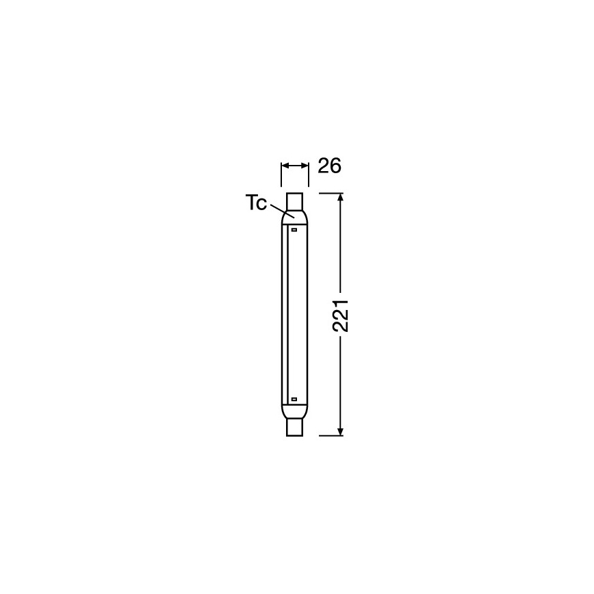 LED žiarivková trubica LINE S15s/4W/230V 2700K - Osram