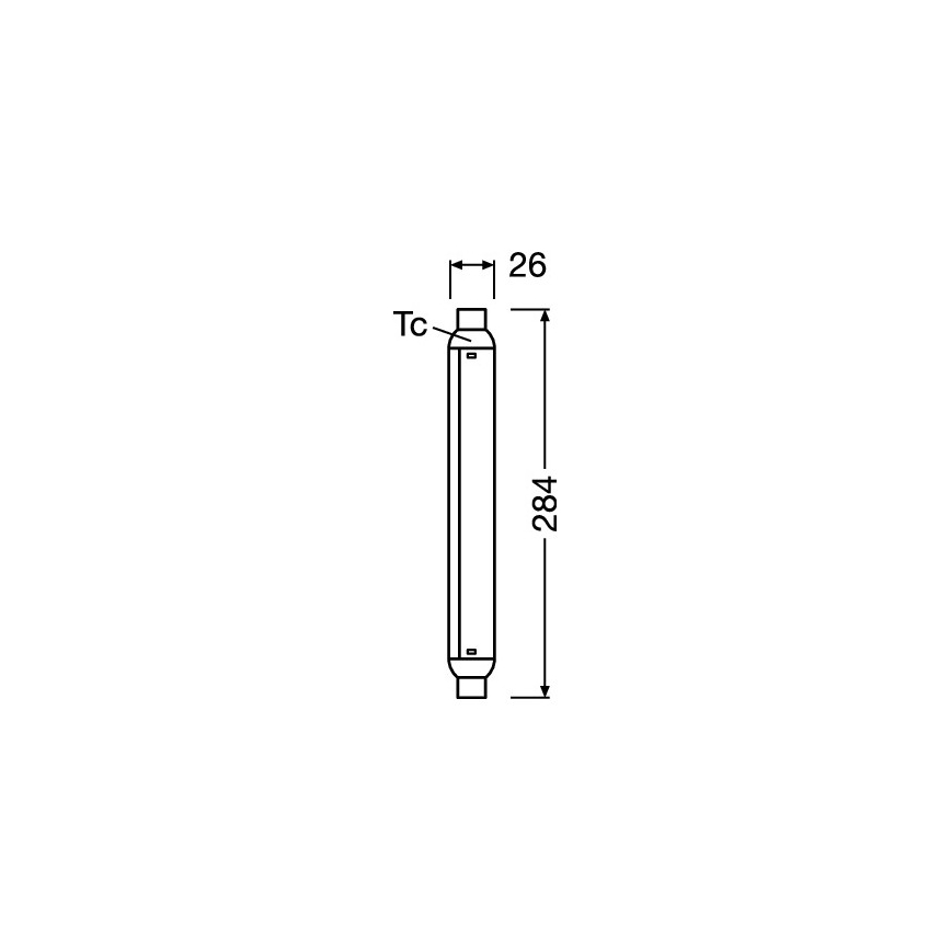 LED žiarivková trubica LINE S15s/7W/230V 2700K - Osram